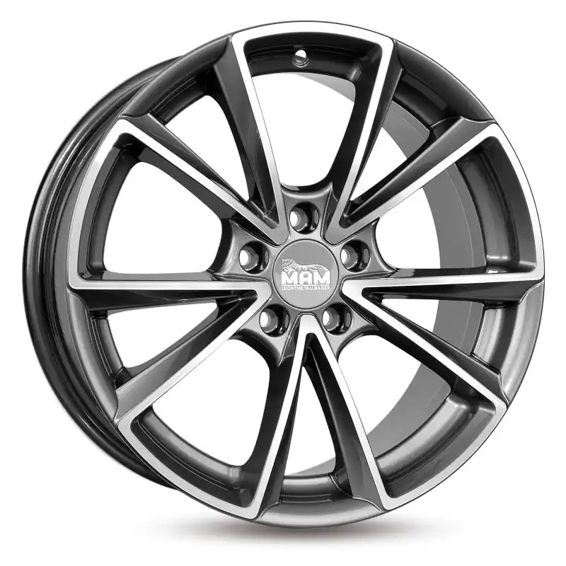 Cumpără acum MAM Felgen A5 18, 8, 5, 112, 45, 66.6, PALLADIUM FRONT POLISH,