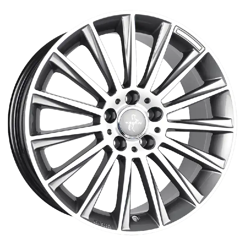 Ofertă limitată Keskin Tuning KT17 18, 8, 5, 112, 30, 72.6, SILVER FRONT POLISH,