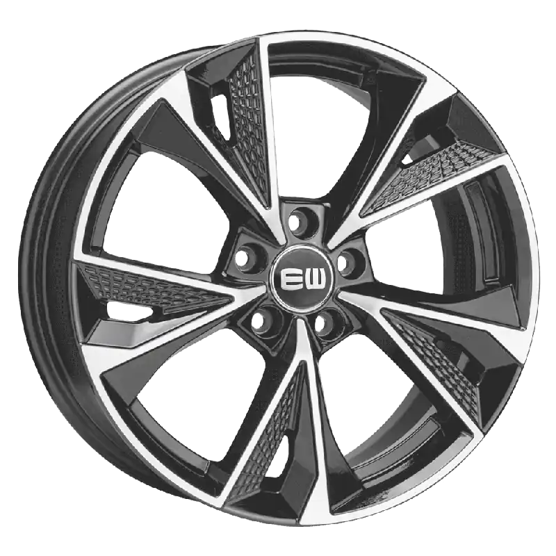 Elite Wheels LUSTER 18, 8, 5, 112, 45, 66.6, PALLADIUM MATT POLISHED, Super ofertă