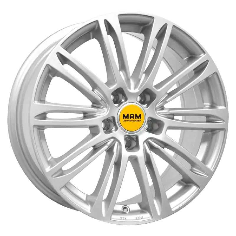 Bestseller MAM Felgen A4 19, 8, 5, 112, 30, 66.6, silver painted,
