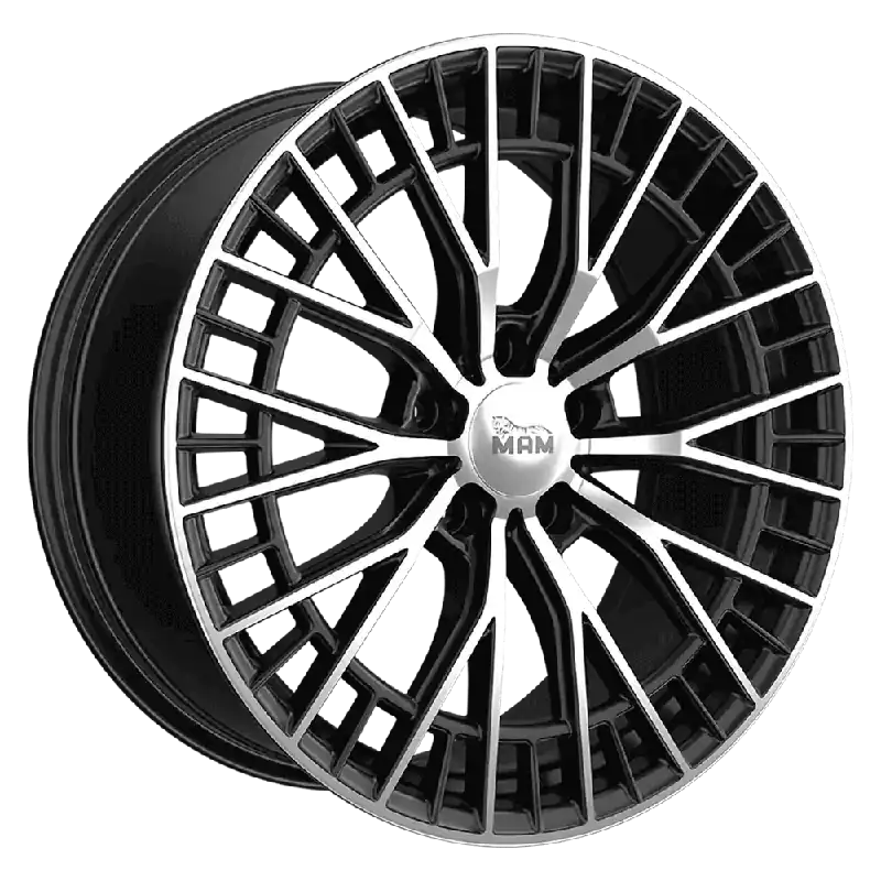 Ieftin MAM Felgen GT2 19, 8.5, 5, 114.3, 35, 72.6, BLACK FRONT POLISH,