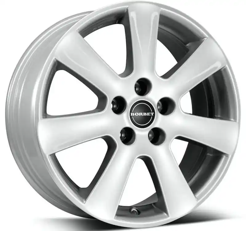 Reducere de preț Janta aliaj BORBET CA Crystal Silver 6.5x15 4x100 ET45 Pentru Dacia Logan