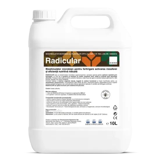 Biostimulator microbian pentru aplicare prin fertirigare, Radicular, 10 l Preț promoțional