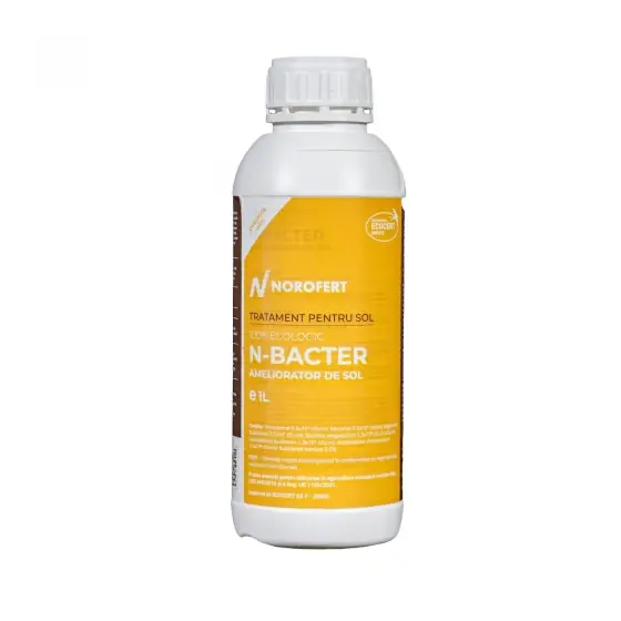 Tratament sol N-Bacter, 1 L, Norofert, Lichid, BIO, Fixare Azot, Cereale Calitate înaltă