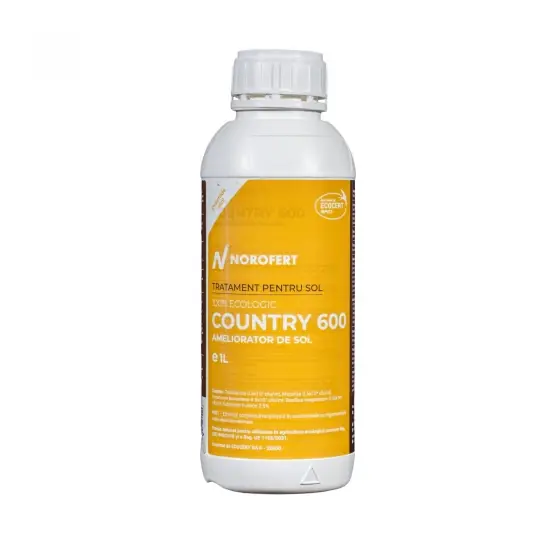 Tratament sol Country 600, 1 L, Norofert, Lichid, BIO, Cereale, Horticole Ofertă limitată