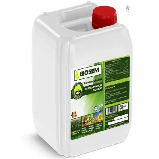 Biopreparat organic Biosem, 5 l, Foliar, Ulei de Neem, Legume, Pomi fructiferi, Vita de vie Cumpără acum