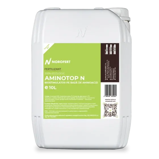 Reduceri Biostimulator Aminotop N, 10 l, Norofert, organic, cu aminoacizi