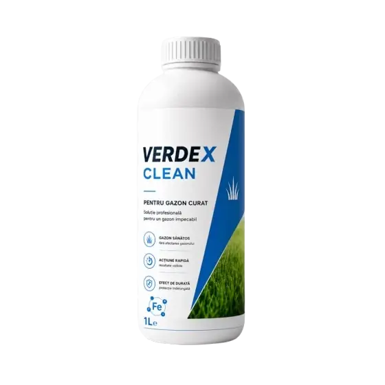 Fertilizant anorganic VerdeX Clean, 1 l, SemPlus, cu fier, pentru gazon Livrare expres