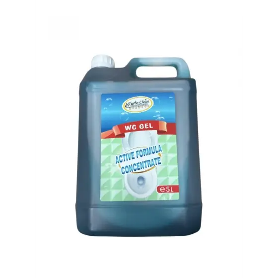 Detergent concentrat Turbo Clean Profesional, WC gel, 5 l Reducere