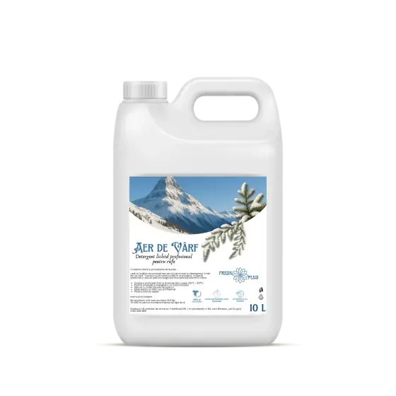 Ultima șansă Detergent lichid pentru rufe albe si colorate, Aer De Varf, pana la 200 de spalari, 10 litri, FreshPlus