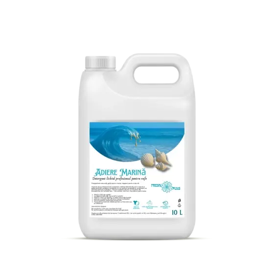 Cumpără acum Detergent lichid pentru rufe albe si colorate, Adiere Marina, pana la 200 de spalari, 10 litri, FreshPlus