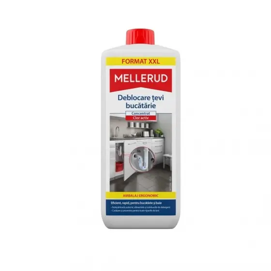 Ieftin Gel pentru desfundarea țevilor de scurgere MELLERUD, 1.75L