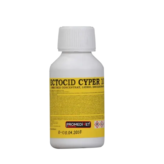 Calitate înaltă Insecticid, Ectocid Cyper 10%, 100 ml