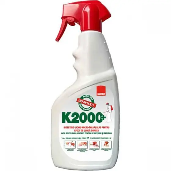 Insecticid impotriva insectelor taratoare, Sano K2000+, 750 ml Disponibil imediat