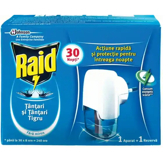 Comandă acum Aparat electric Raid si rezerva lichid, 21 ml