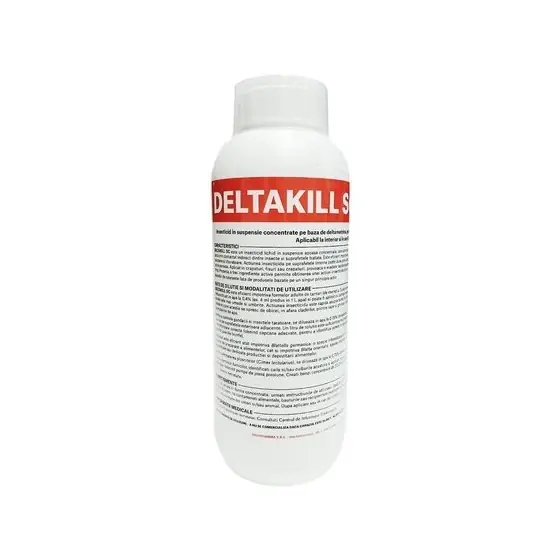 Insecticid concentrat impotriva insectelor zburatoare si taratoare, Deltakill SC, 1 litru Noutate