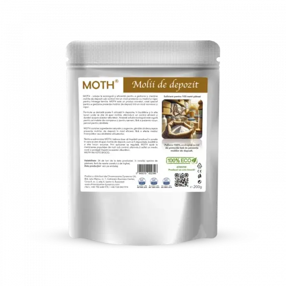 Chilipir Pulbere ecologica cu rol de protectie impotriva moliilor de depozit, Moth, plic 200 g