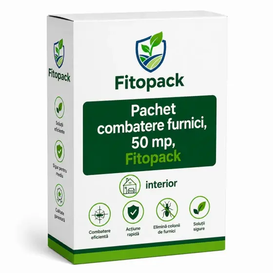 Cumpără online Pachet combatere furnici, 50 mp, Fitopack, interior, Fortivon gel furnici, 5 g + Magnum gel furnici, 5 g