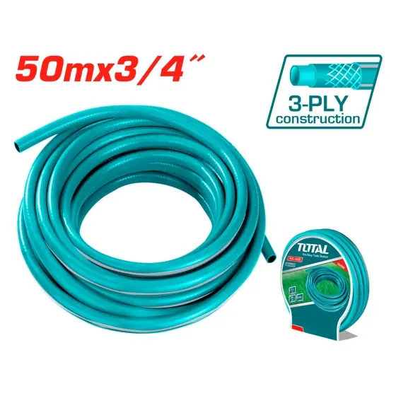 Cumpără acum TOTAL furtun de grădină industrial, PVC, 3/4", 50 m