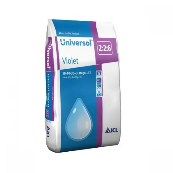 Retur ușor Ingrasamant hidrosolubil Universol Violet 10-10-31+2MgO+Me, 25 Kg