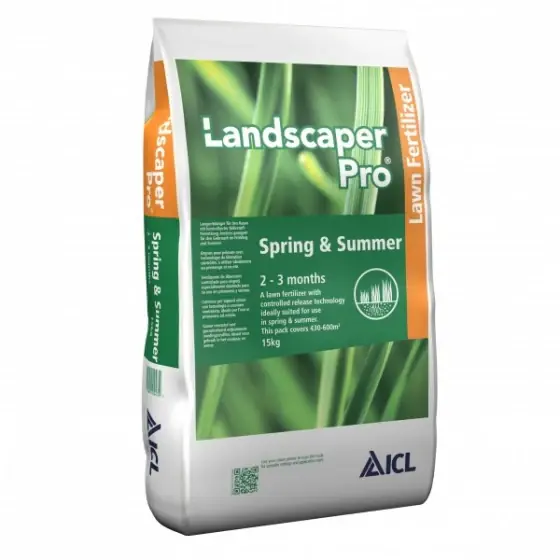 Retur ușor Ingrasamant gazon pentru intretinere, Landscaper Pro Spring&Summer, 15 kg