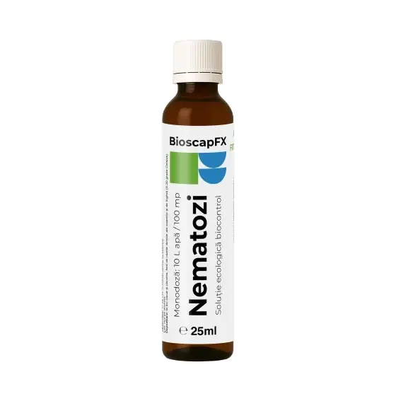 Reducere de preț Biopreparat Bioscap FX Nematozi, 25 ml, impotriva tripsilor, nematozilor si viermilo