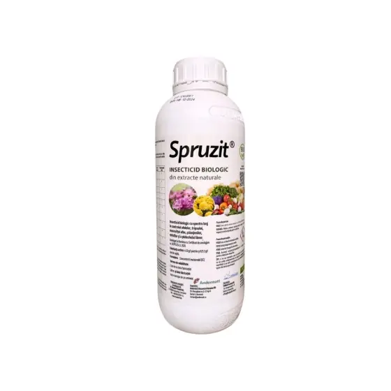 Insecticid biologic din extracte naturale destinat combaterii afidelor, tripsi, musculita alba, omizi si paduchi, Spruzit, 1 litru Cumpără acum