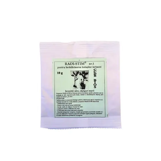 Disponibil imediat Biostimulator pentru inradacinarea butasilor ierbacei Radi Stim 1, 10 grame