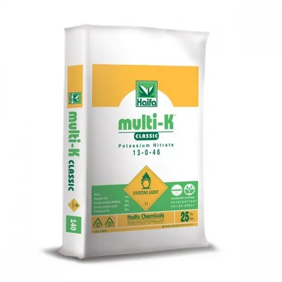 Doar azi Ingrasamant mineral cu azot si potasiu (NK), total solubil in apa, MULTI-K PHAST (13-0-46), 25 kg