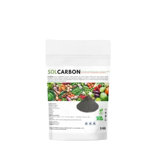Ingrasamant 100% organic solid granulat pe baza de acizi humici si fulvici, PFC1, CMC1, SolCarbon, 5 kg Preț mic