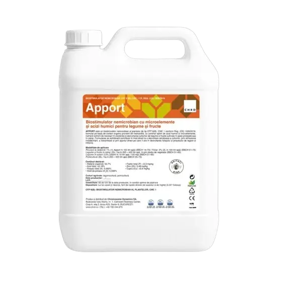 Biostimulator nemicrobian cu microelemente si acizi humici pentru legume si fructe, Apport, 100 l Bestseller