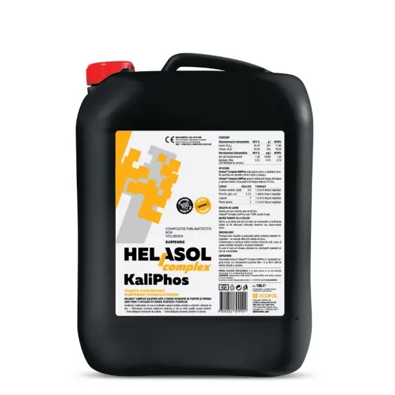 Ofertă exclusivă Ingrasamant foliar cu o concentratie ridicata de fosfor si potasiu, Helasol Complex KaliPhos, 10 l