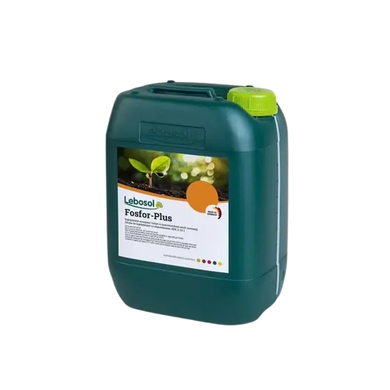Comandă acum Ingrasamant foliar NPK complex, cu adaos de microelemente, cu utilizare in majoritatea culturilor, Lebosol Fosfor-Plus, 10 l