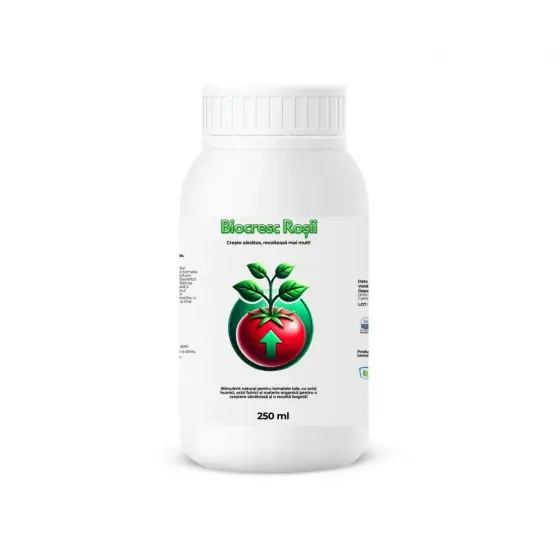 Vezi acum Stimulator de legare si rodire pentru tomate, Biocresc Rosii, 250 ml