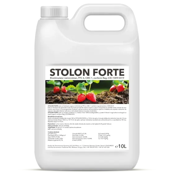 Reduceri Stimulator de inradacinare si fertilizant foliar pentru stolonii de capsuni, Stolon Forte, 10 litri, SemPlus