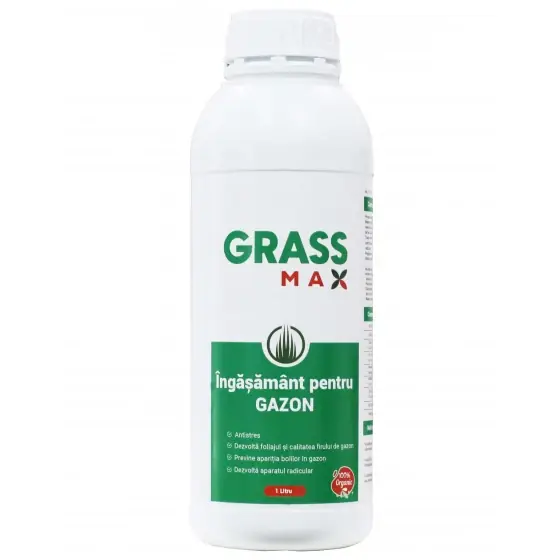 Ofertă limitată Ingrasamant Lichid Gazon GRASSMAX, 1 Litru