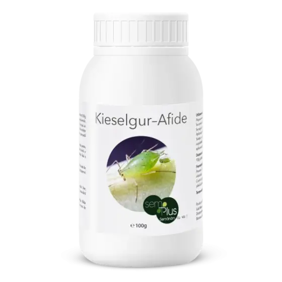 Calitate înaltă Biopreparat Kieselgur Afide, 100 g, SemPlus, Foliar, Legume, Flori, Pomi fructiferi, Afide