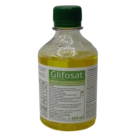 Erbicid total pe baza de glifosat acid pentru combaterea tuturor buruienilor, Glifosat (GLYPHO), 250 ml Nu rata