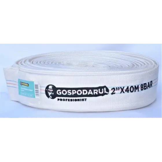 Furtun Pompieri - Pvc Panzat - 2 - ø 50Mm - 8 Bar - Tip C - 40M Premium