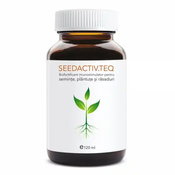 Chilipir Biofortificant imunostimulator pentru seminte, plantute si rasaduri SEEDACTIV.TEQ (doza cu vol. 120 ml)