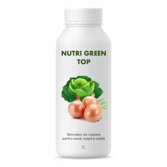 Reducere specială Stimulator de crestere pentru varza, salata si ceapa, Nutri Green Top, 1 litru, SemPlus