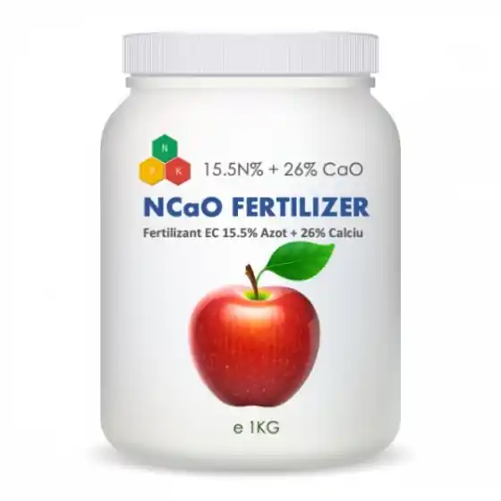 Promoție Ingrasamant special hidrosolubil pentru vita de vie, pomi si arbusti fructiferi, NCaO Fertilizer, 1 Kg, SemPlus
