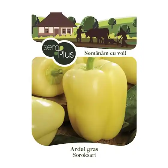 Preț mic Seminte de ardei gras Soroksari, 1,5 grame, SemPlus