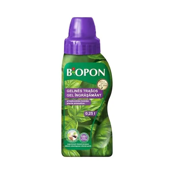 Ingrasamant gel pentru plante aromatice Biopon, 0.25 l Premium