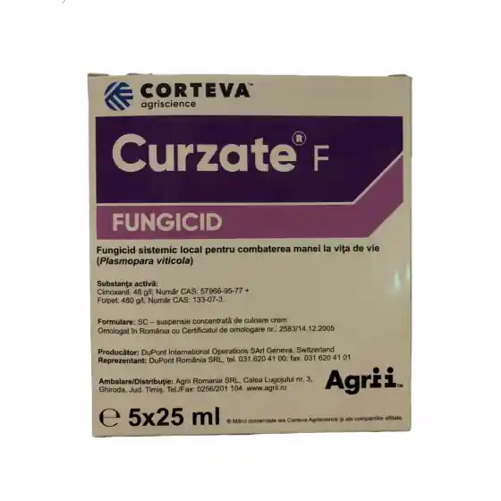 Fungicid Curzate F, 5 x 25 ml Cumpărături sigure