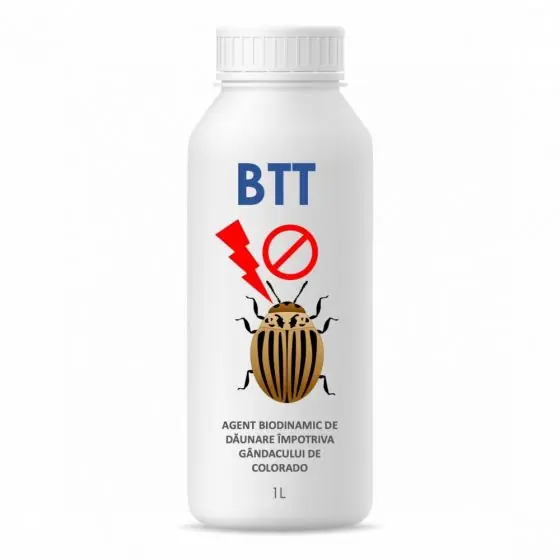 BTT, Biopreparat auxiliar pentru cartofi cu acțiune mecanică – barieră fizică anti-aderență, 1 litru, SemPlus Doar azi