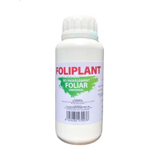 Preferatul clienților Ingrasamant Foliar Foliplant, 250 ml