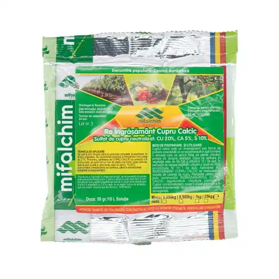 Reducere de preț Ingrasamant Cupru Calcic tip MIF, 1 kg