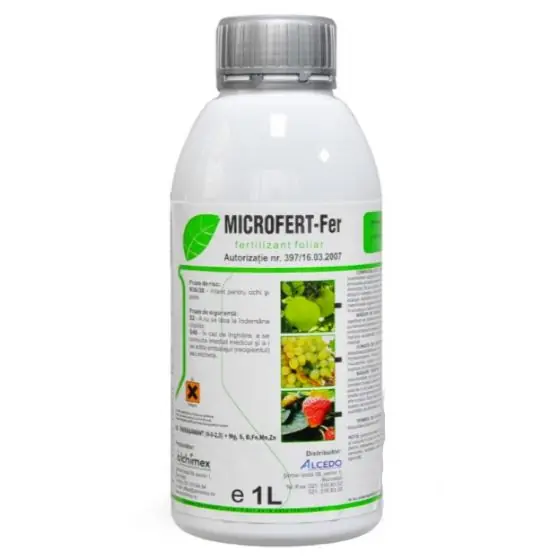 Plată securizată Ingrasamant Microfert Fer, 1 l