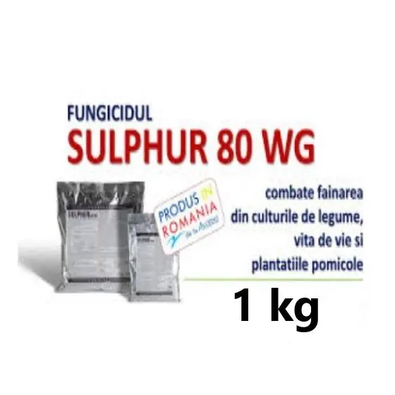 Ofertă de sezon Fungicid Sulphur 80 WG, 1 kg